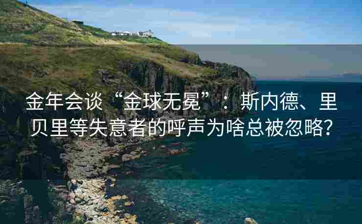 金年会谈“金球无冕”：斯内德、里贝里等失意者的呼声为啥总被忽略？